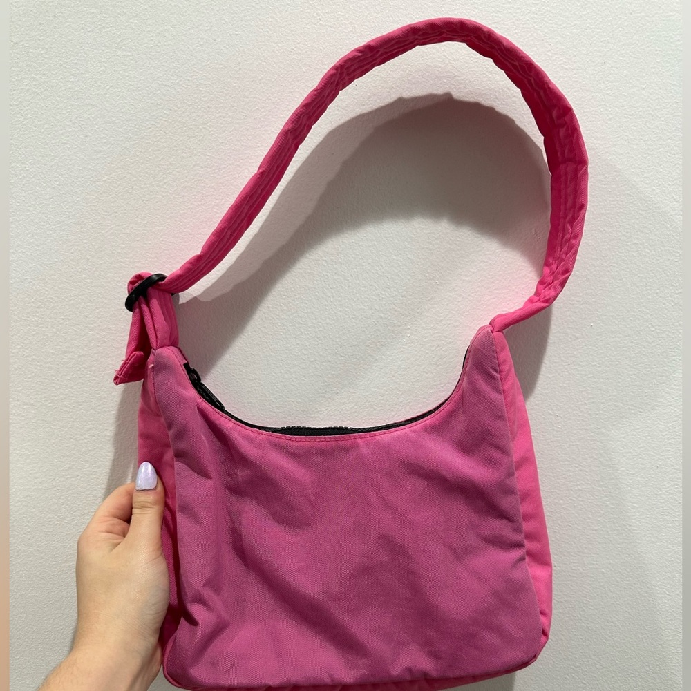 Baggu mini nylon shoulder bag Extra Pink